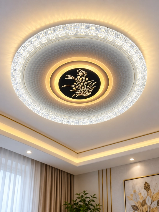 LED Люстра Плафон Светильник Лампа 3 режима освещения для комнаты потолка 96w