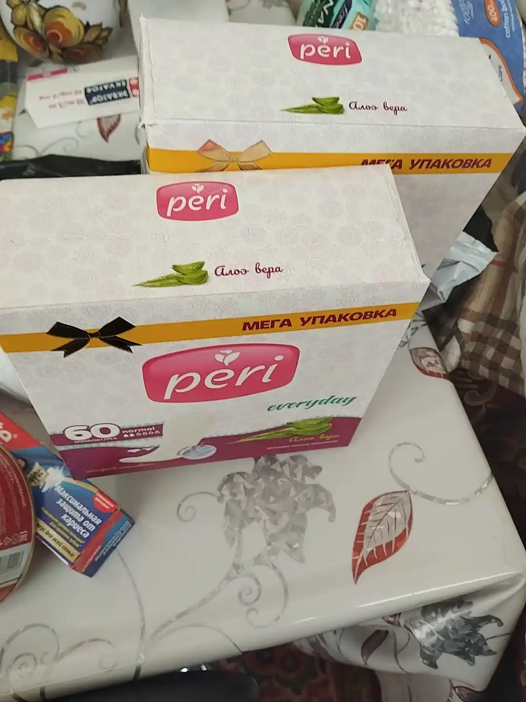 Ежедневные прокладки Peri Aloe, 60х12 шт