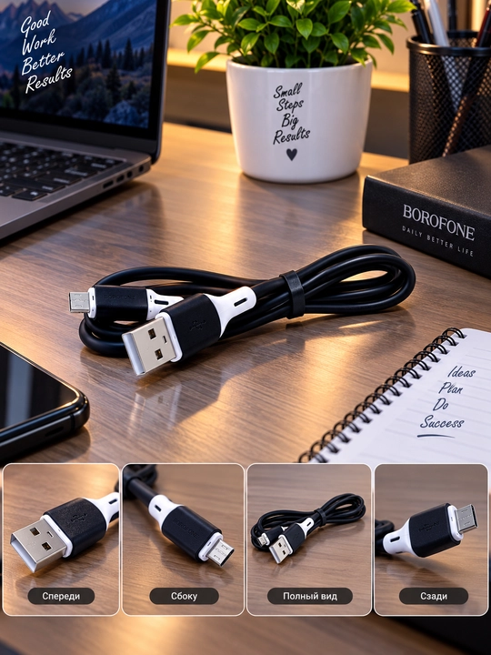 Кабель BOROFONE BX79 Micro-USB для зарядки смартфона