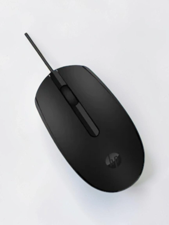 HP M10 simli USB sichqoncha, optik sensor, 1000 DPI, kompyuter va noutbuk uchun