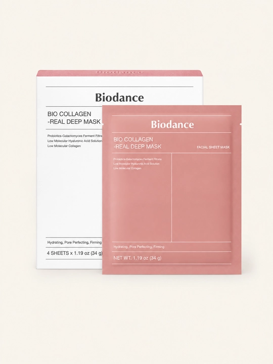 BIODANCE Bio-Collagen yuz uchun kollagenli gidrogel niqob, 4 dona - 