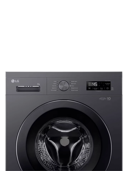 LG Kir Yuvish Mashinasi 9 kg, Avtomat, Inverter, Steam, 1200 Ayl/min