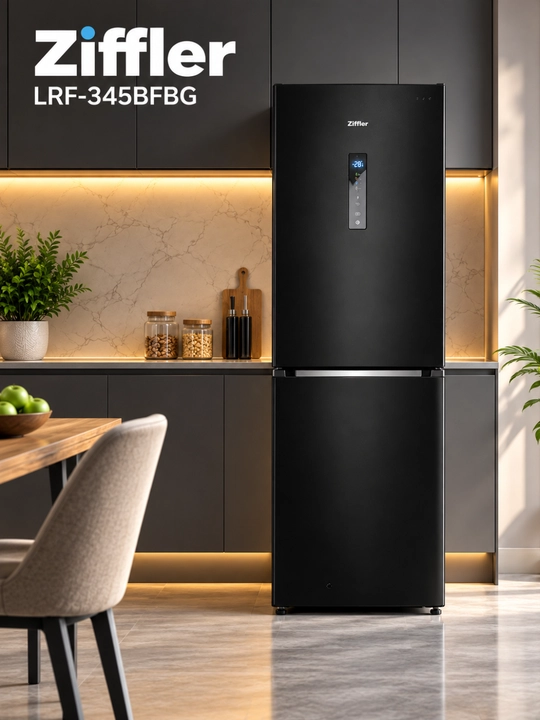 Ziffler No Frost inverter muzlatgichlari, 293–423 L, ikki kamerali va Multi Door