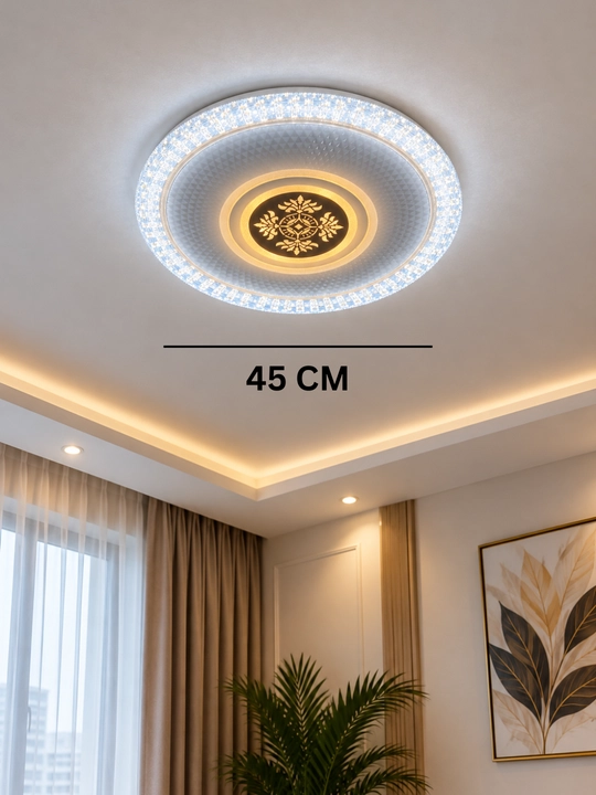 LED Люстра Плафон Светильник Лампа 3 режима освещения для комнаты потолка 96w