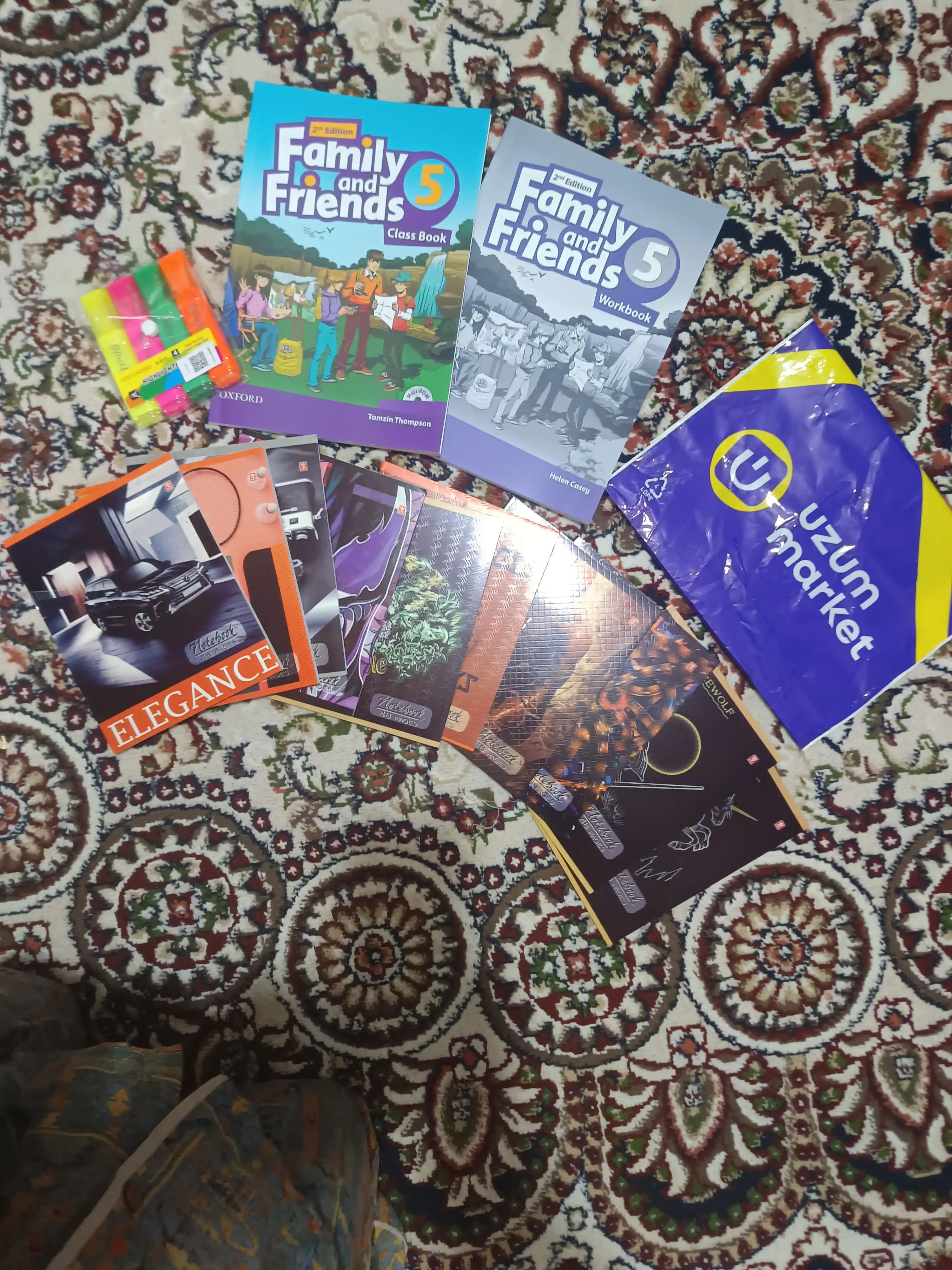 Daftar chiziqli, 48 varaq, 5 dona