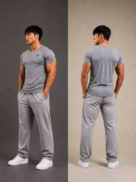 Мужской рашгард Gymshark, спортивная футболка Slim Fit для фитнеса и тренировок