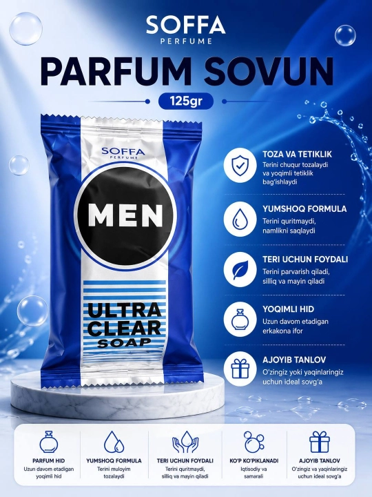 Parfyum sovun, 125 g - 
