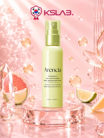 Мист для лица Arencia Vitamin C Glutathione увлажняющий и для сияния, 100 мл - 