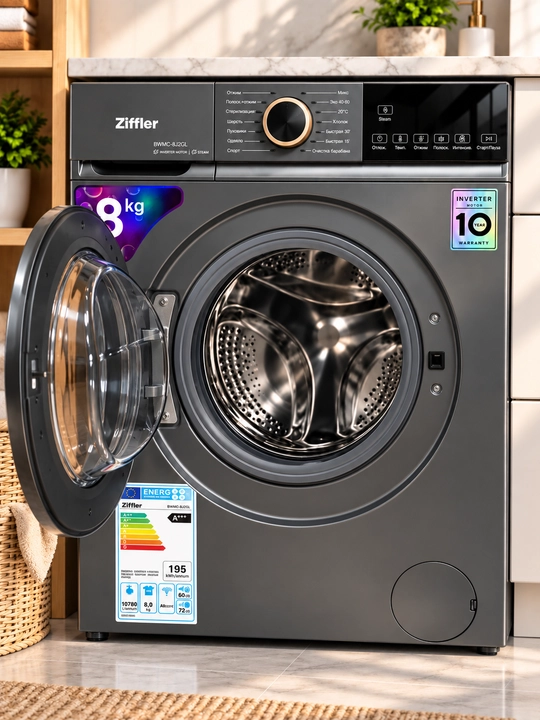 Ziffler BWMC-8J2GL — современный дизайн, большой объём и удобство для повседневного использования.