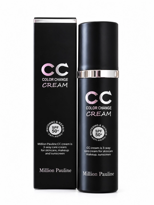 Million Pauline CC krem quyoshdan himoya SPF 50 PA+ b/n 50 ml, teri ohangiga moslashadi