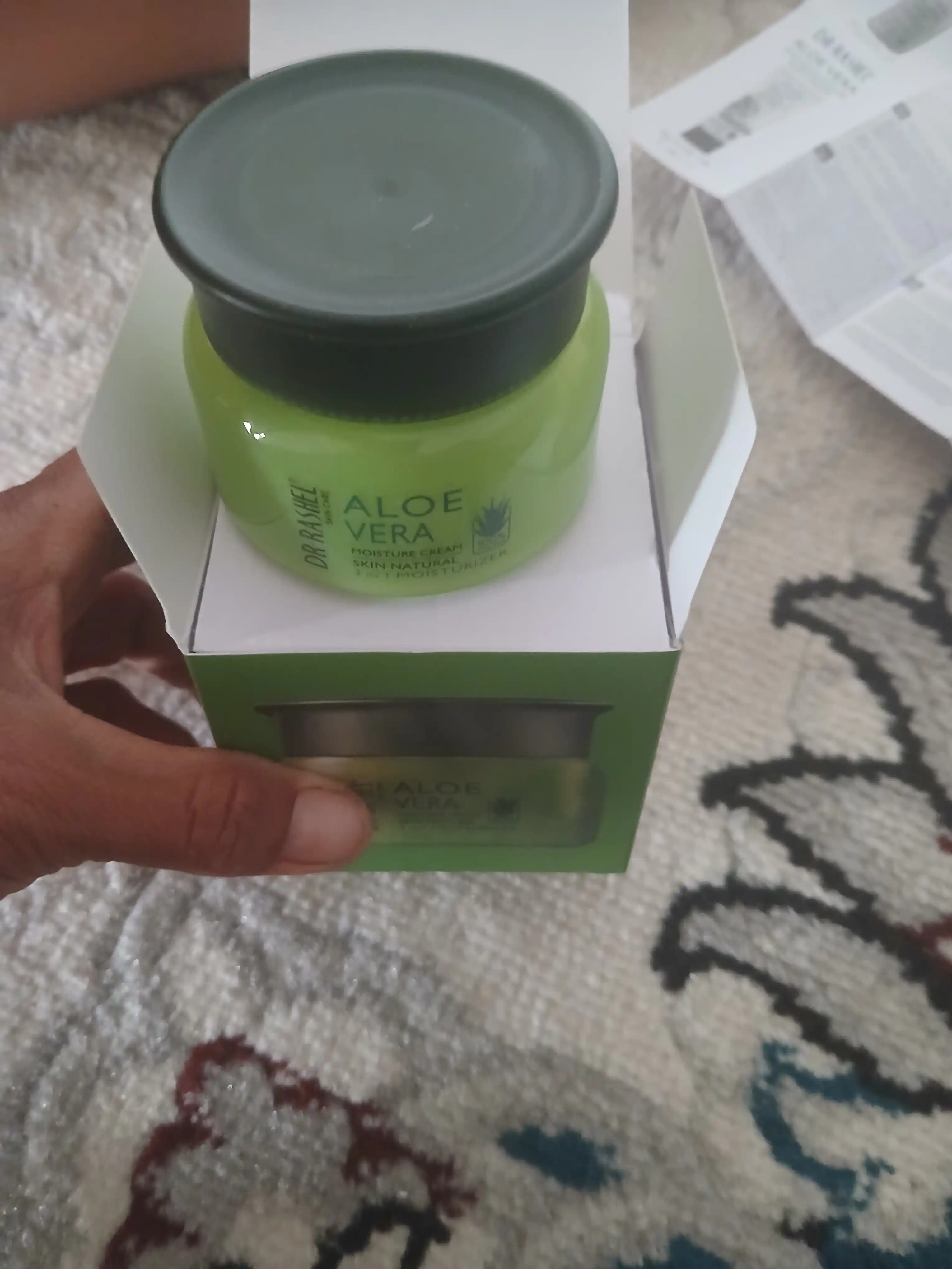 Dr.Rashel Aloe verali 3 in 1 yuz kremi, namlantirish, oziqlantirish va parvarish, 50 g