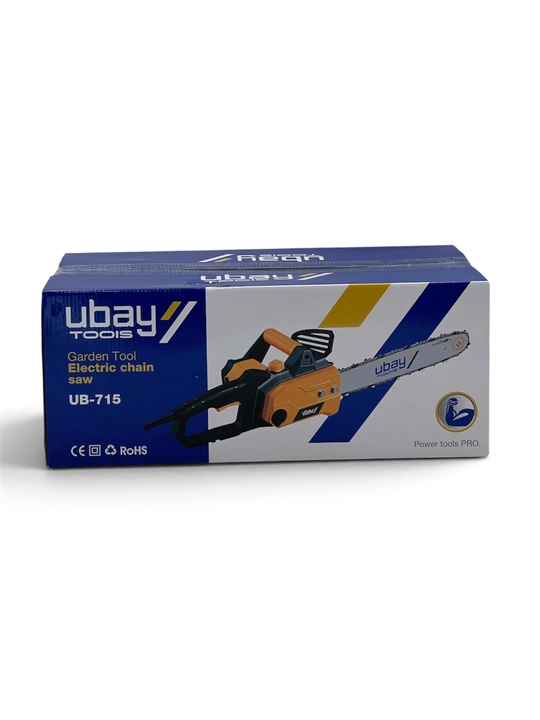Ubay UB-715 elektr zanjirli arrasi, 2500 vatt, 16 dyuymli shina, 4800 aylanish/min