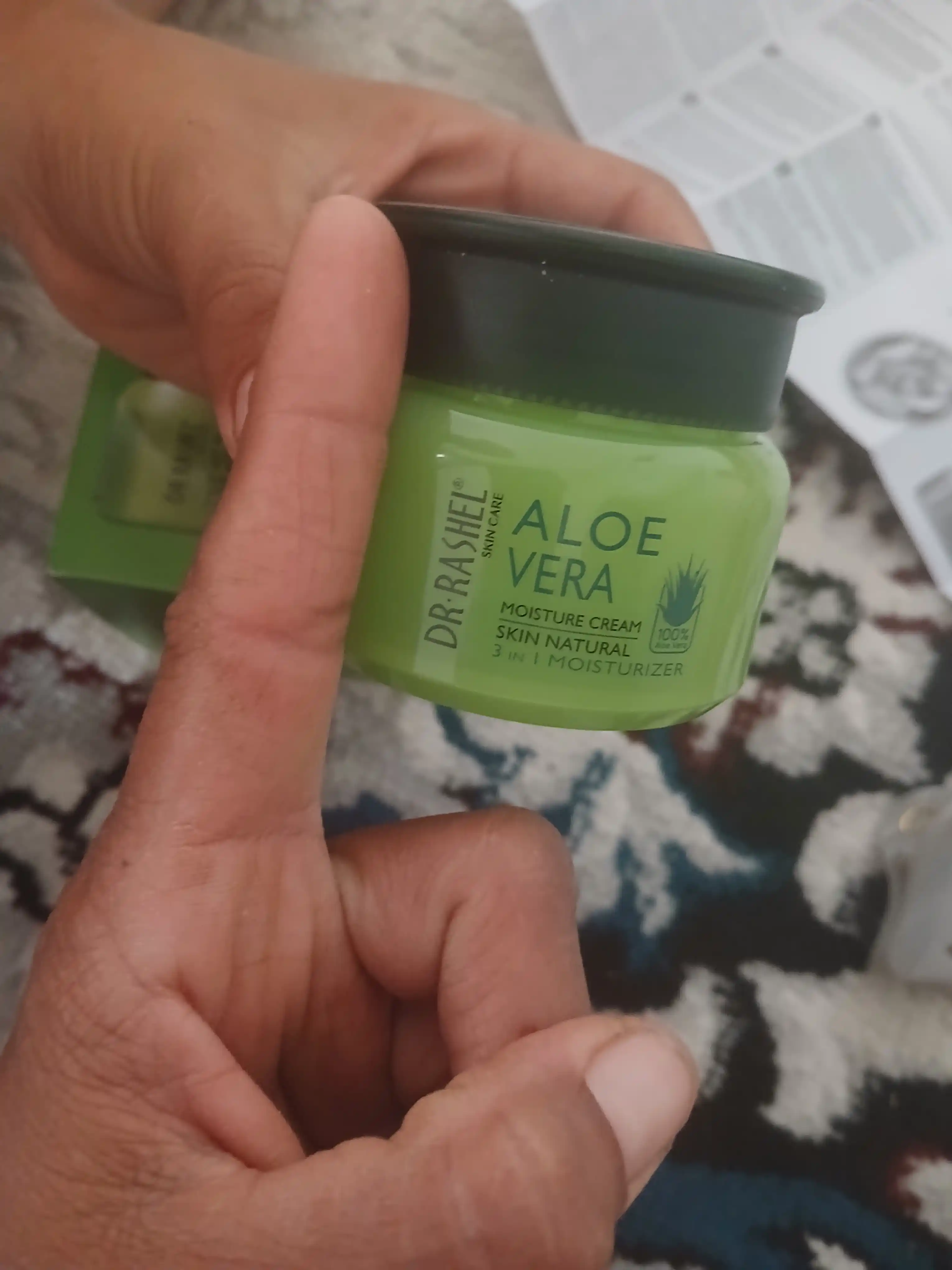 Dr.Rashel Aloe verali 3 in 1 yuz kremi, namlantirish, oziqlantirish va parvarish, 50 g