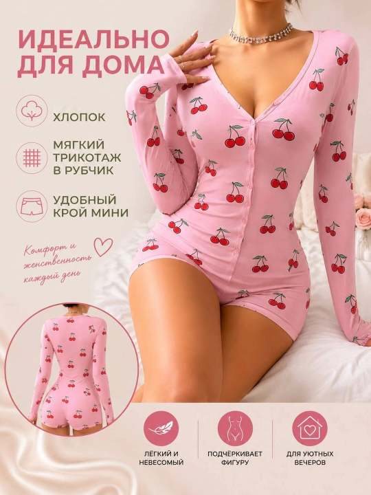 Ayollar pijamasi, kambinzon, bodi, uy kiyimlari - 