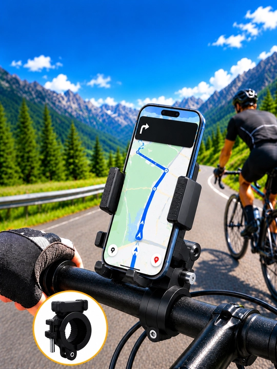 Velosiped uchun telefon ushlagichi, telefon ushlagichi, skuter, moto