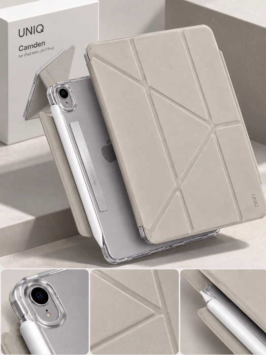 Чехол iPad Mini A17 Pro, UNIQ Camden, чехол для планшета, Apple Pencil