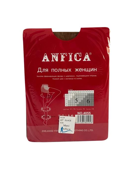 Женские капроновые колготки Anfica 40 DEN, классические, для полных женщин
