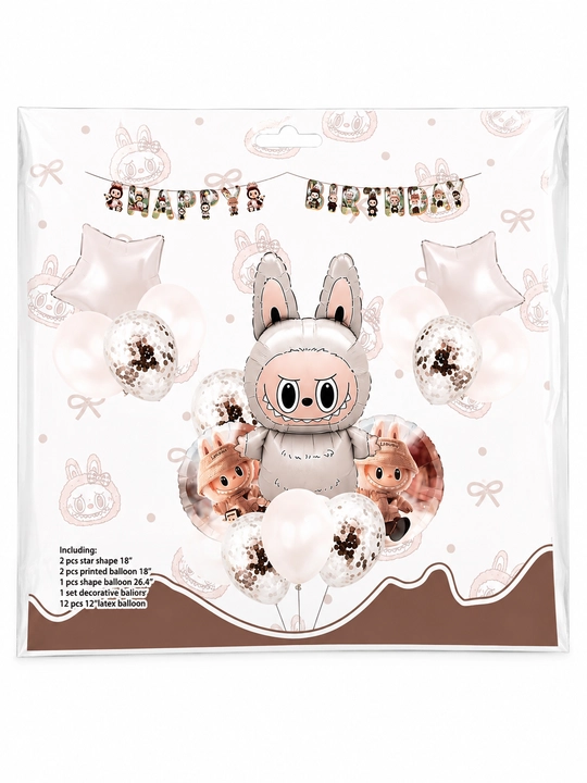 Sharlar to'plami "HAPPY BIRTHDAY", tug'ilgan kun uchun nabor shar - 