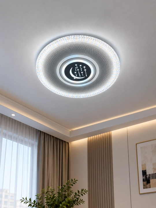 LED Люстра Плафон Светильник Лампа 3 режима освещения для комнаты потолка 96w