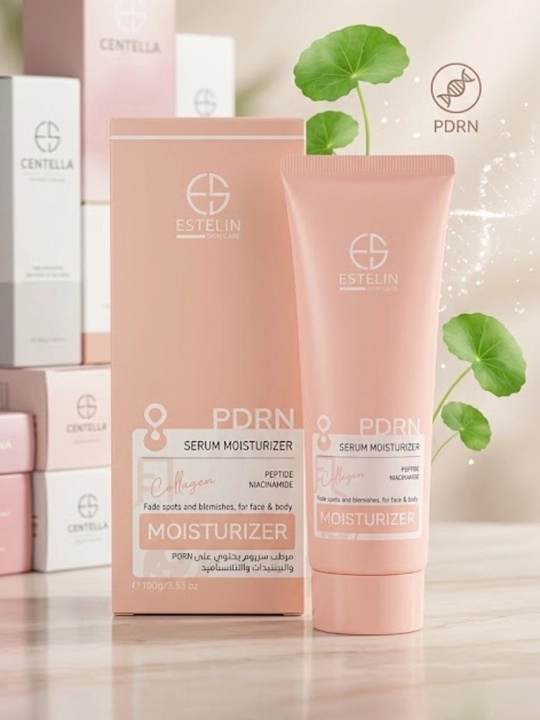 Estelin PDRN Collagen Serum Moisturizer namlantiruvchi yuz va tana kremi, 100 g - 