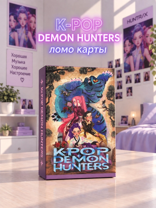 Lomo карты K-POP DEMON HUNTERS, 55 шт, коллекционные карточки для любителей К-POP музыки