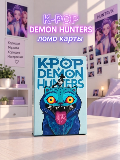 K-POP DEMON OVCHILARI loto kartalari, 55 dona, K-POP musiqasi ixlosmandlari uchun kolleksiya kartalari