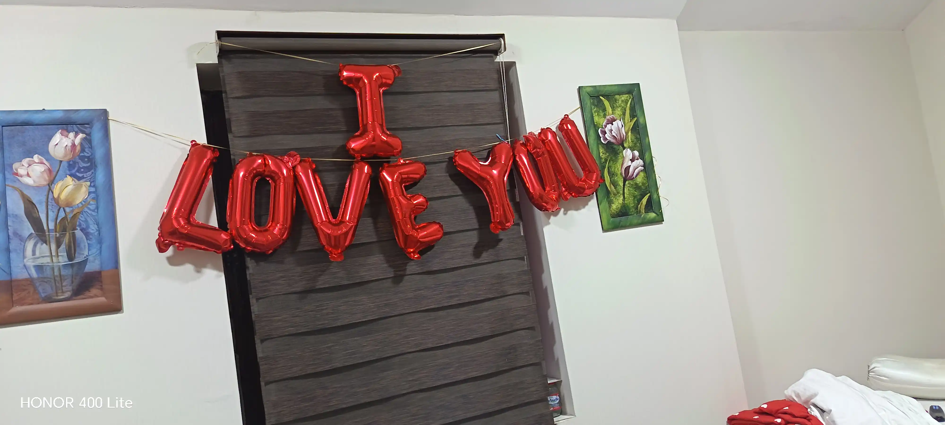 Воздушный шар с надписью "I Love You"