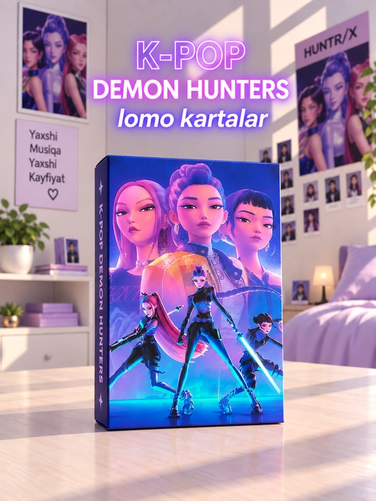 Lomo карты K-POP DEMON HUNTERS, 55 шт, коллекционные карточки для любителей К-POP музыки