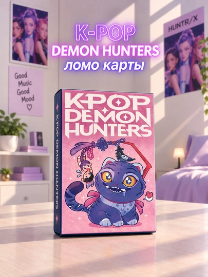 Lomo карты K-POP DEMON HUNTERS, 55 шт, коллекционные карточки для любителей К-POP музыки