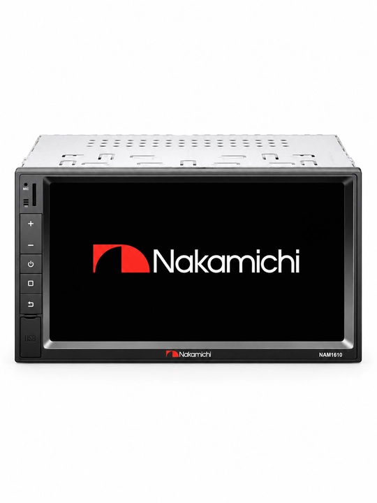 Nakamichi NAM1610 va NAM1712 avtomagnitola, 7 dyuymli ekran, Bluetooth, USB, FM/AM