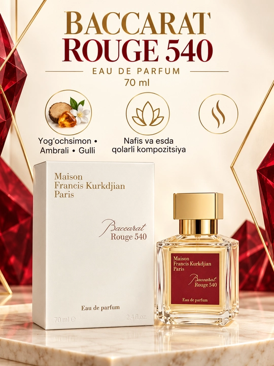 Maison Francisco Kurkdjian Baccarat Rouge 540 Eau de Parfum, 70 мл — парфюм унисекс