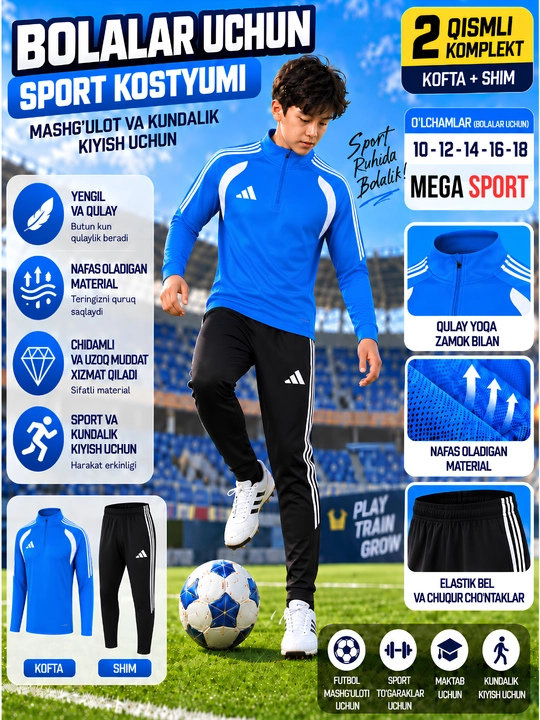 Bolalar va O'smirlar uchun sport kiyimlari Dri-Fit Academy - 