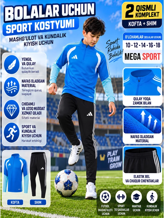 Bolalar va O'smirlar uchun sport kiyimlari Dri-Fit Academy - 