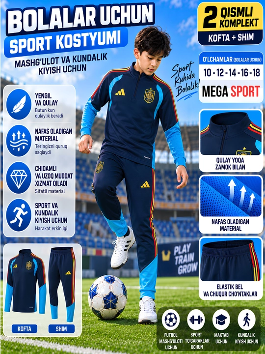 Bolalar va O'smirlar uchun sport kiyimlari Dri-Fit Academy - 
