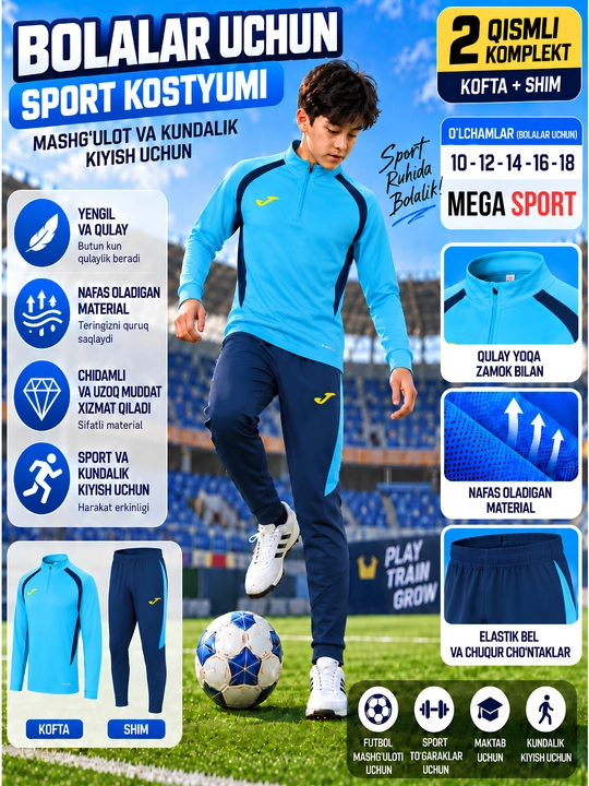 Bolalar va O'smirlar uchun sport kiyimlari Dri-Fit Academy - 
