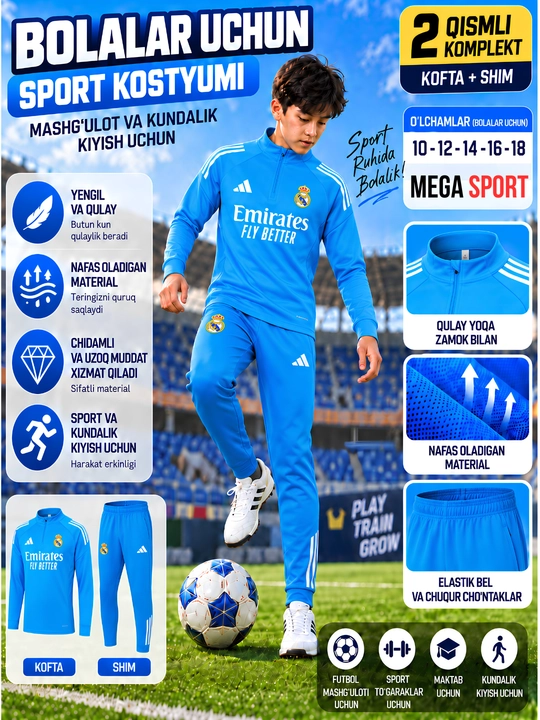 Bolalar va O'smirlar uchun sport kiyimlari Dri-Fit Academy - 