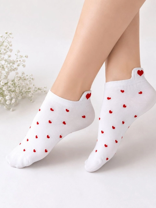 Носки женские, короткие, набор 5 и 10 пар, цветные, повседневные - 