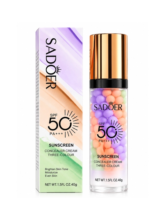 Солнцезащитный крем для лица SPF 50 PA+++, SADOER и BIOAQUA