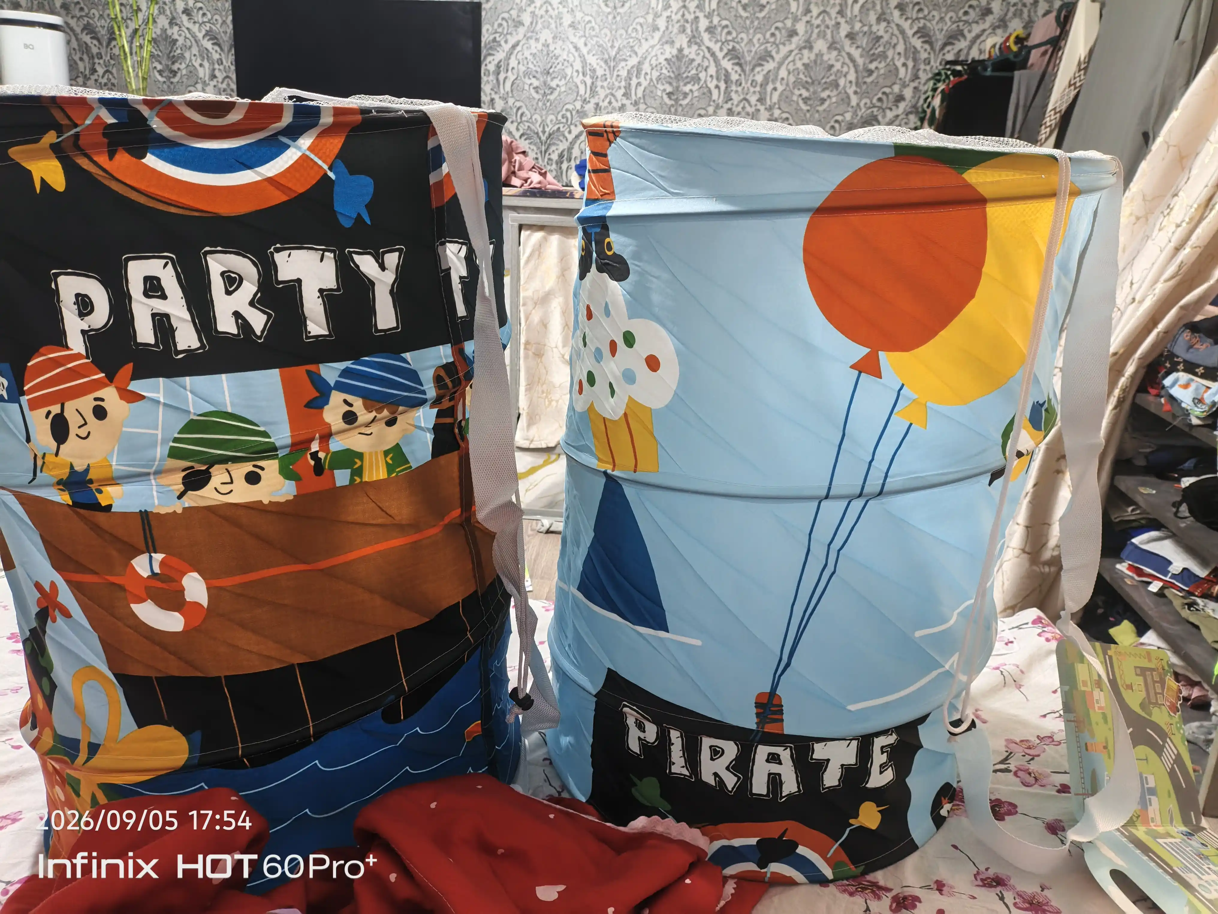 Корзина для игрушек детская складная, ящик для хранения, большая