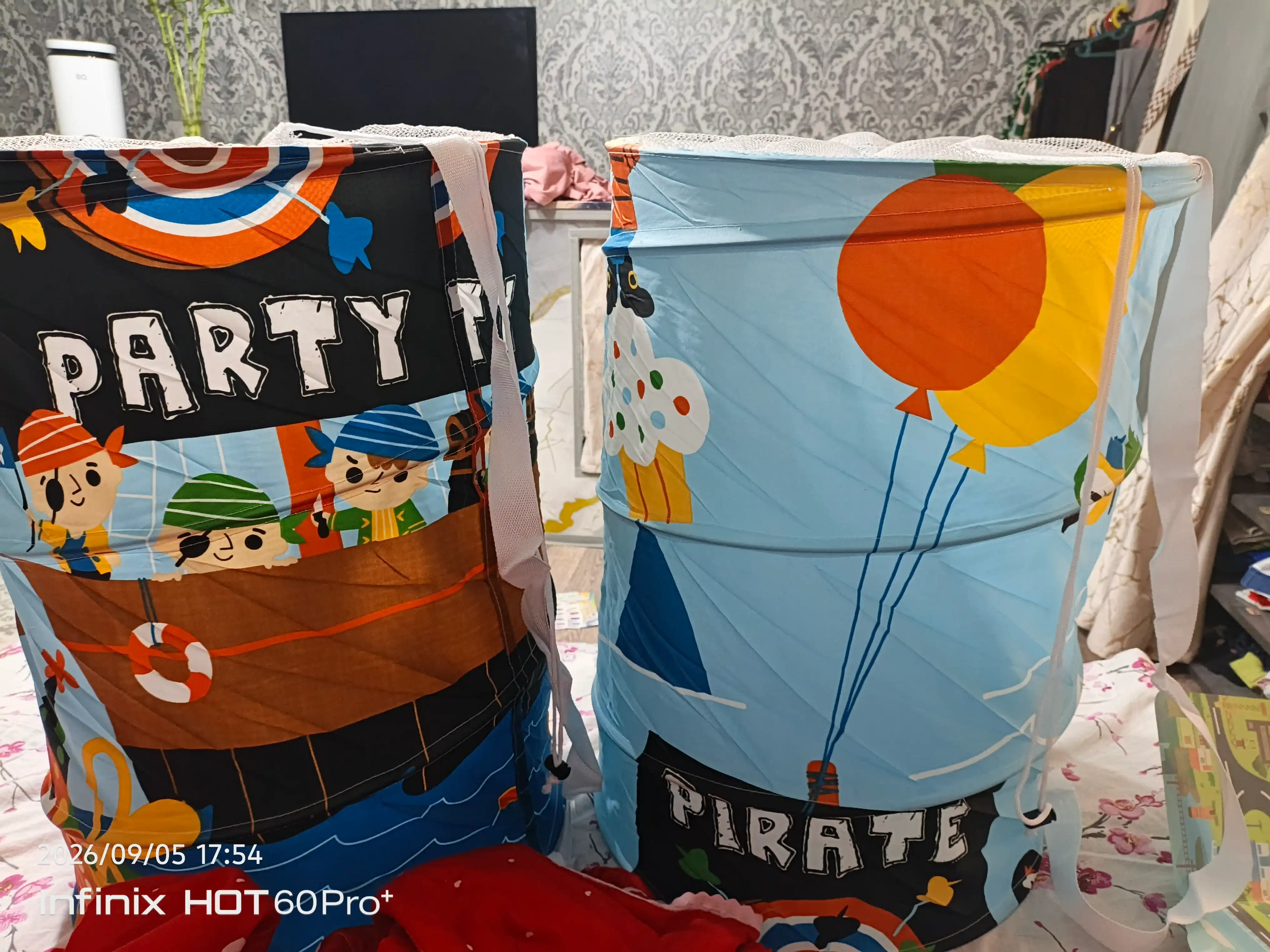 Корзина для игрушек детская складная, ящик для хранения, большая