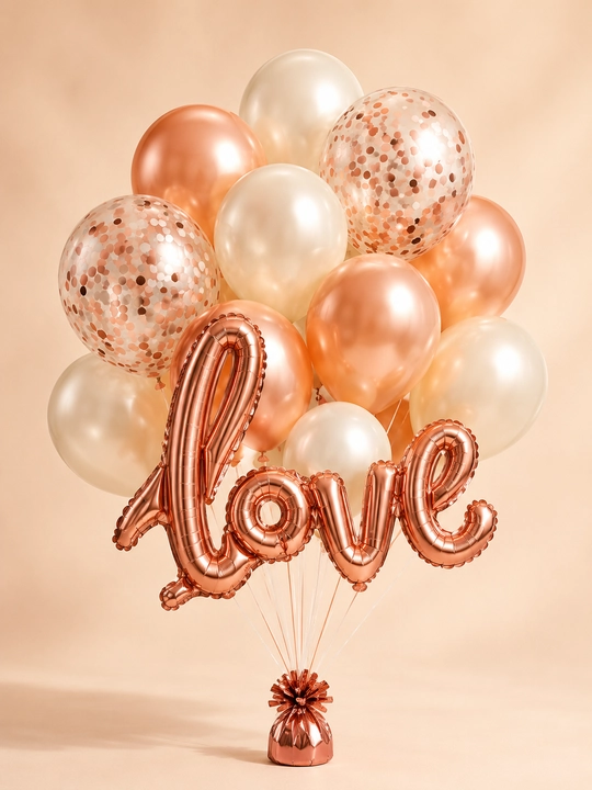 Sharlar to'plami "I LOVE YOU", bayram va sevgi izhori uchun shar - 