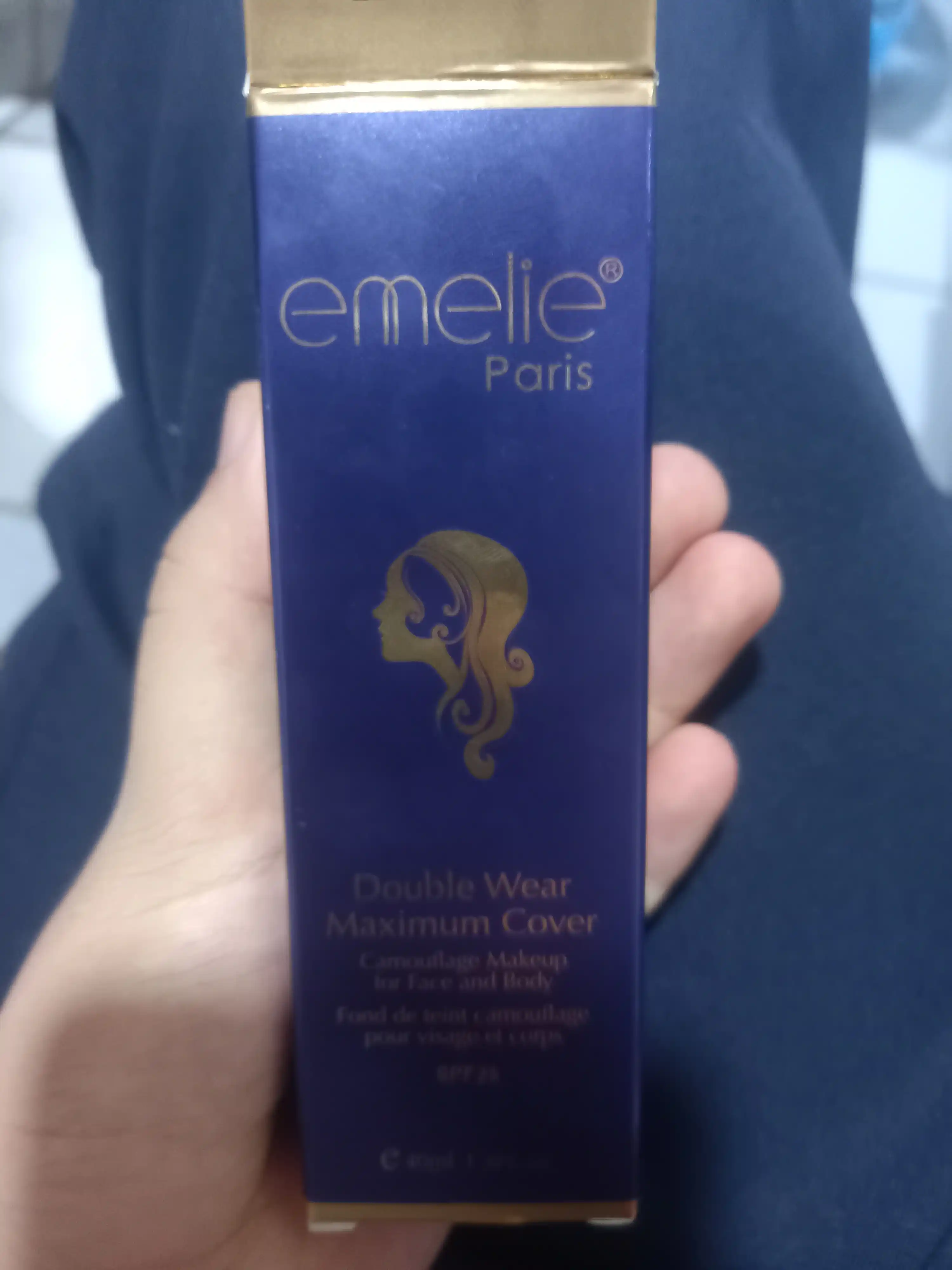Tonal krem yuz uchun Еmelie spf 25, namlovchi, mat rangi, 40 ml 1. 3fl, item no: e-103