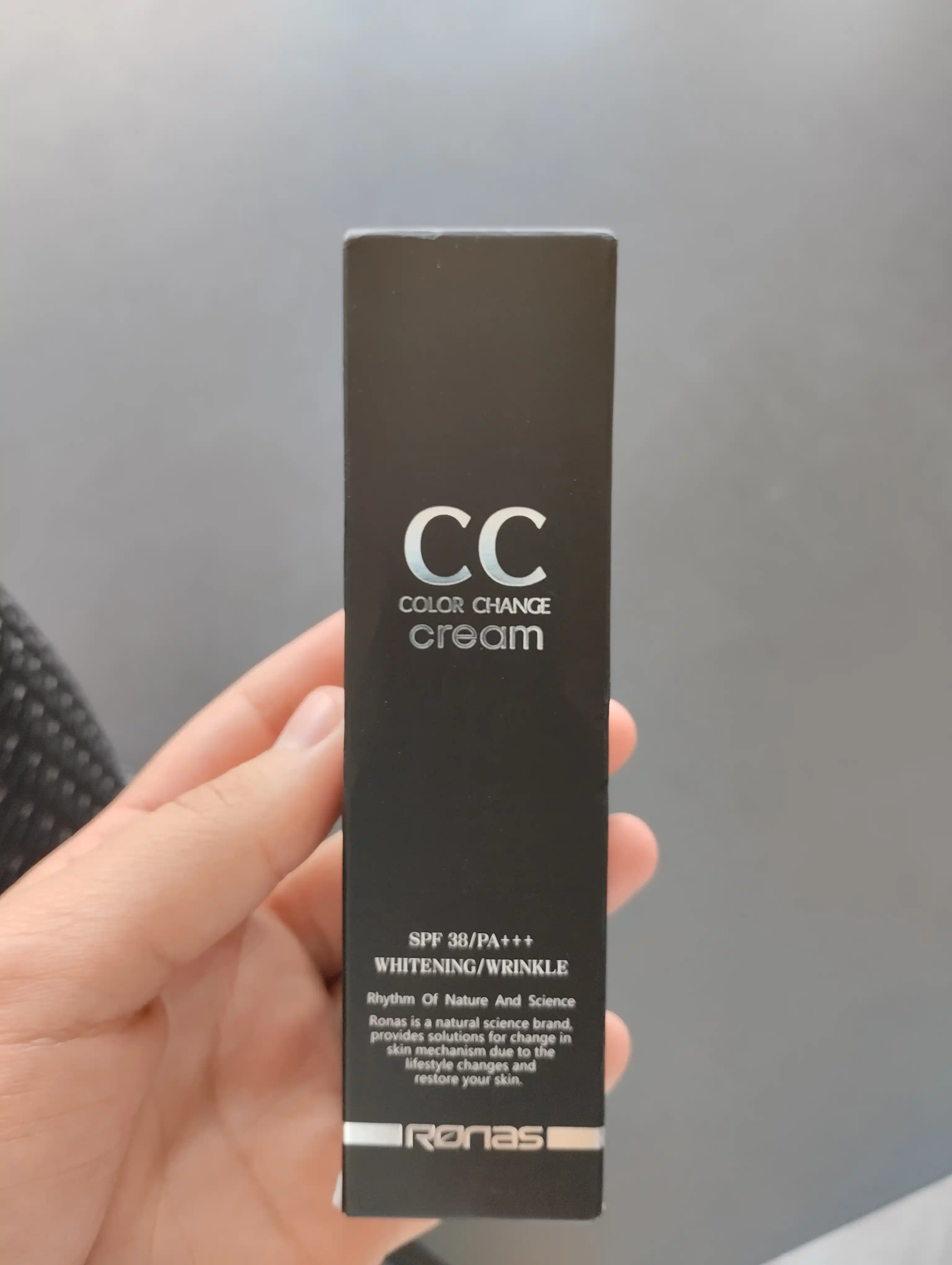 СС-крем подстраивающийся под цвет кожи, Ronas CC cream color change SPF 34/PA, 50 мл