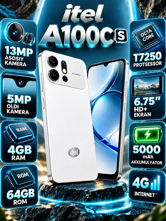 ITEL A100CS — 6.6" 90Hz | 5000mAh