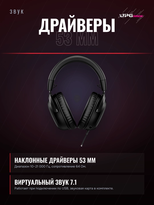 O'yin quloqchinlari HyperX Cloud III