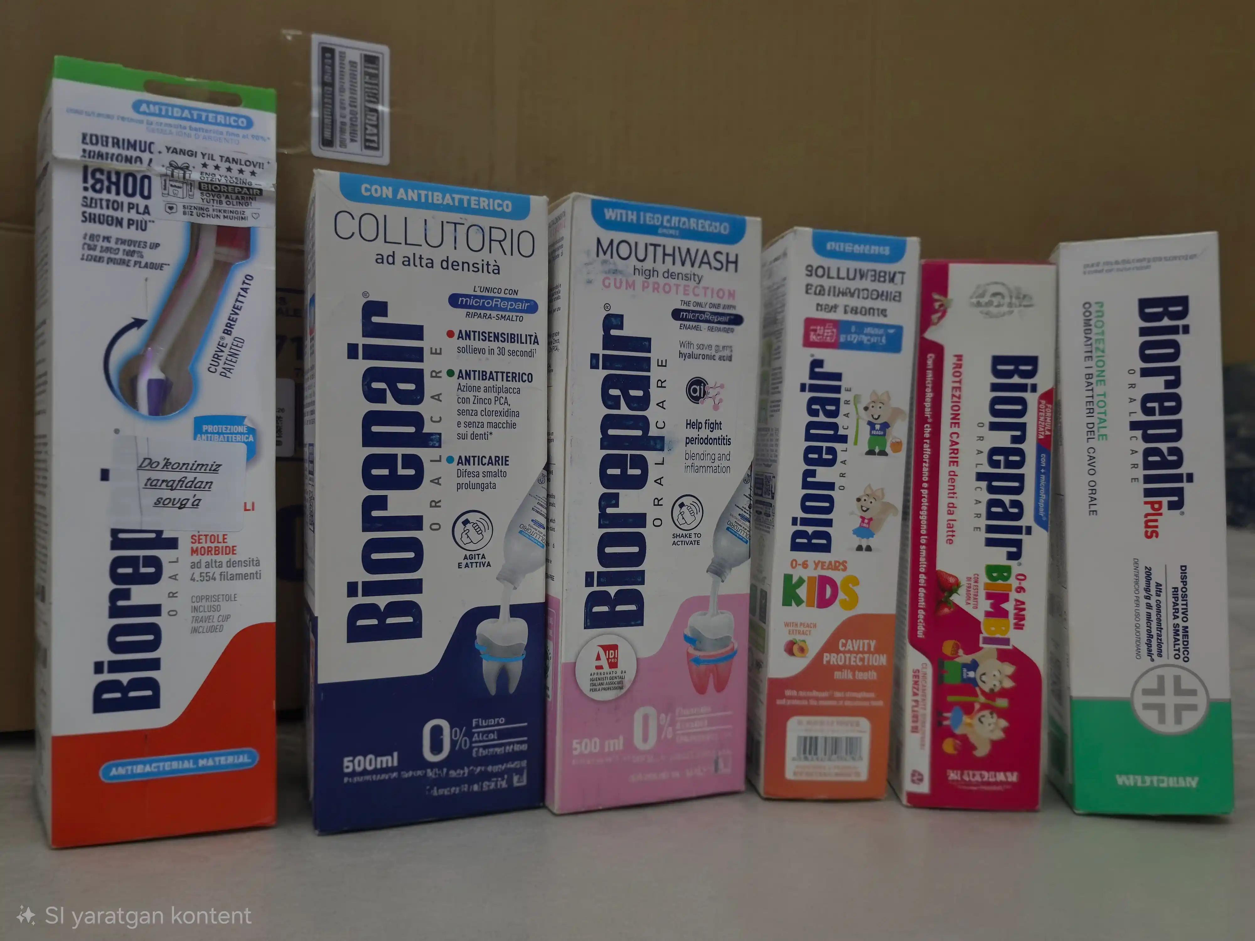 Biorepair Plus tish pastasi, emal va milk parvarishi, ftorsiz, 75 ml