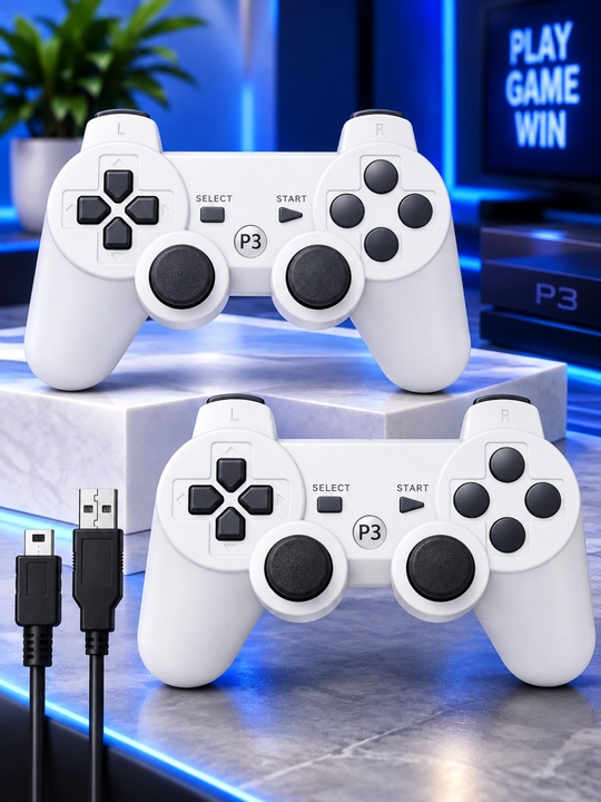 P3 DualShock 3 беспроводные геймпады, 2 шт., с USB-кабелями