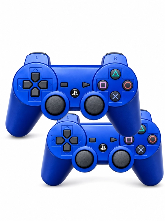 P3 DualShock 3 simsiz geympad, 2 dona, USB kabel bilan