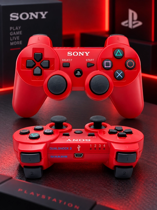 P3 DualShock 3 simsiz geympad, 2 dona, USB kabel bilan