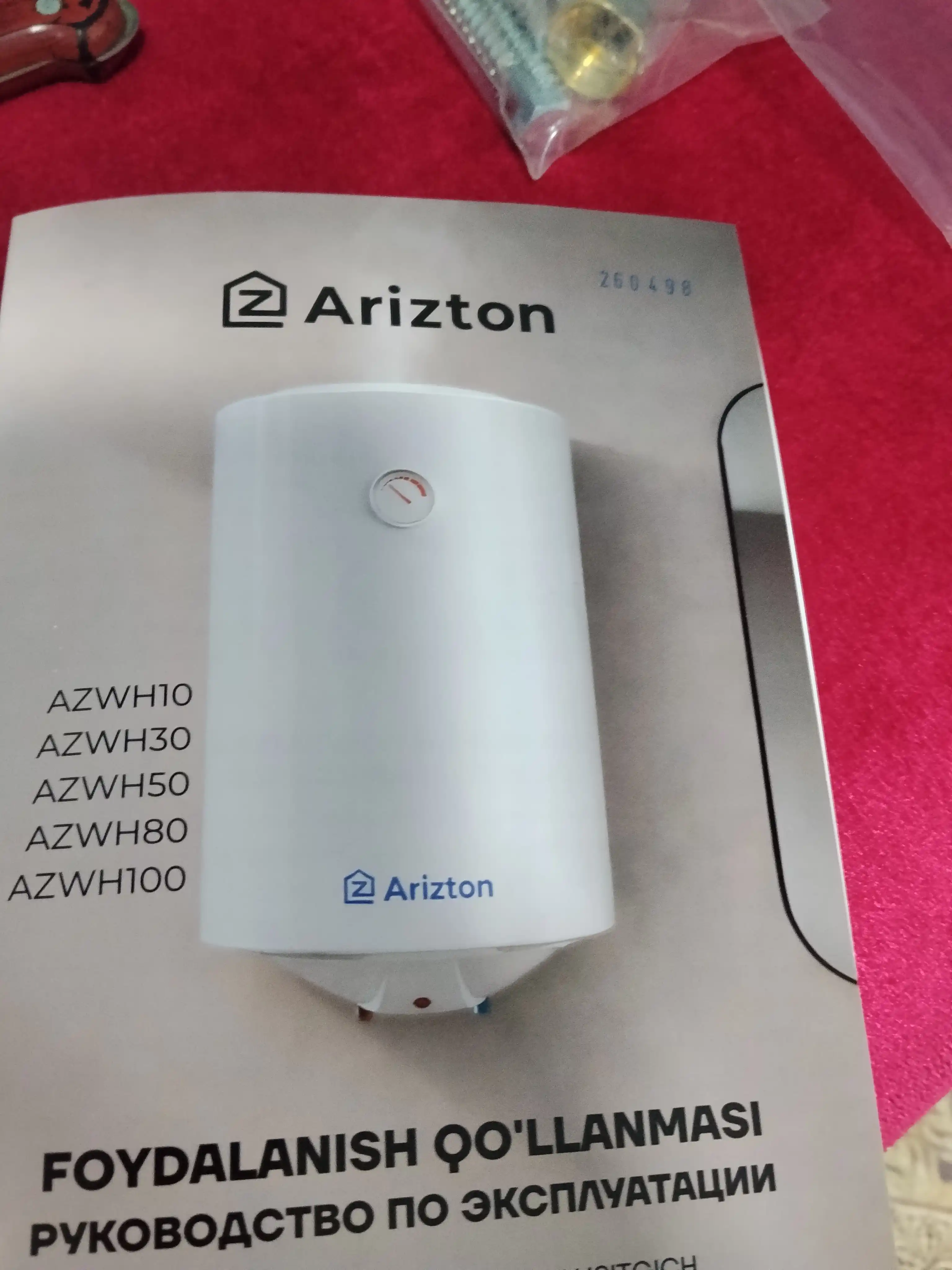 ARIZTON Classic elektr suv isitgichi, 10, 30, 50, 80, 100 litr